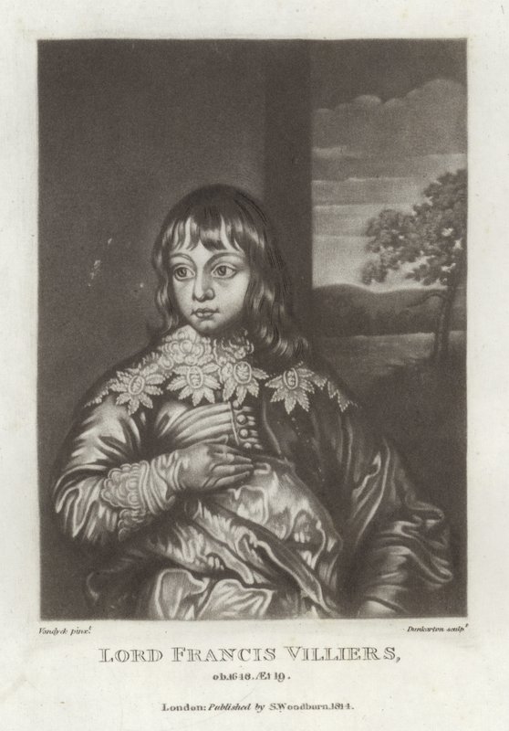 Lord Francis Villiers av Anthony van Dyck