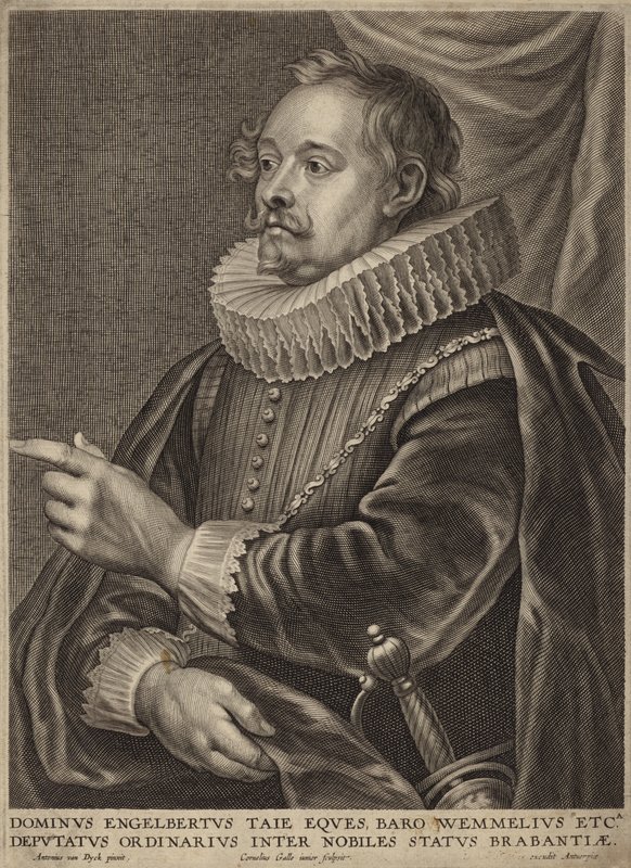 Porträtt av Engelbert Taye av Anthony van Dyck