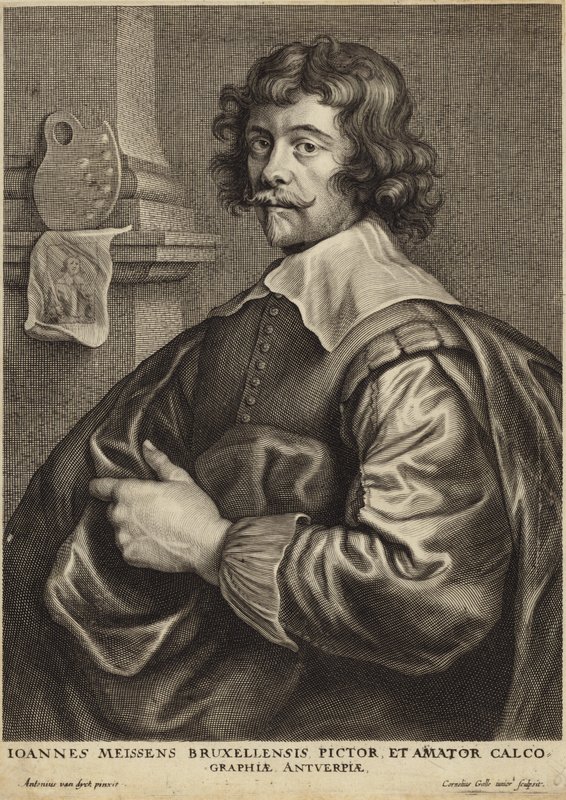 Porträtt av Jan Meyssens av Anthony van Dyck