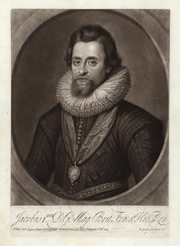 Porträtt av kung James I av Anthony van Dyck