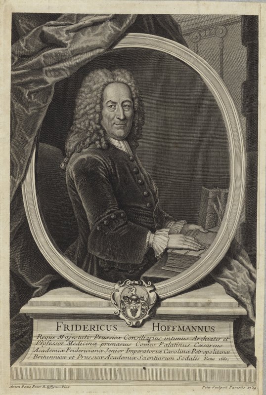 Friedrich Hoffmann av Antoine Pesne