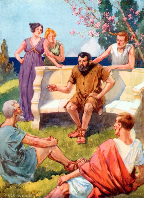 Aesop berättar sina historier av Archibald Webb