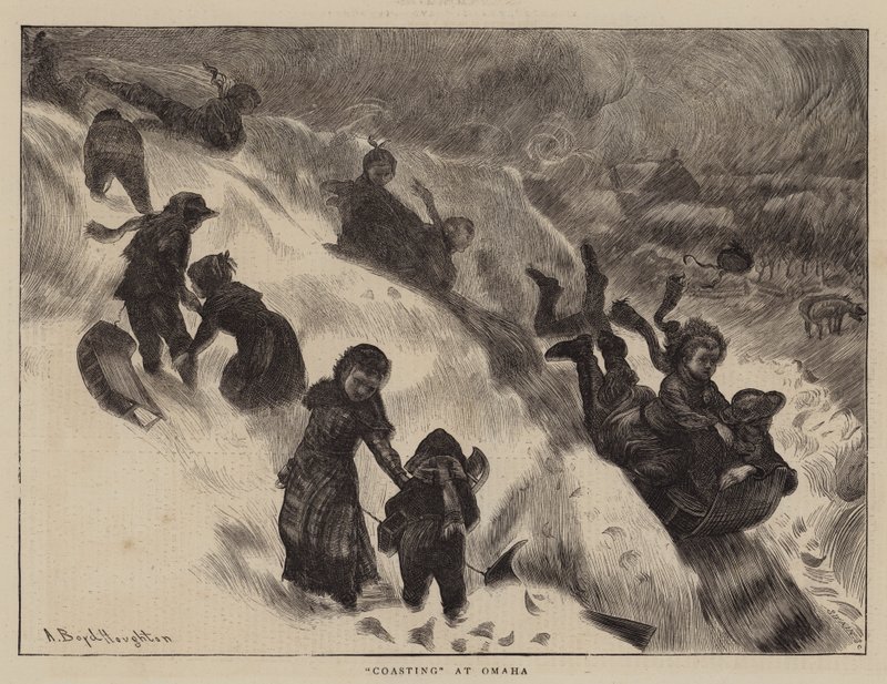 Kusta vid Omaha av Arthur Boyd Houghton