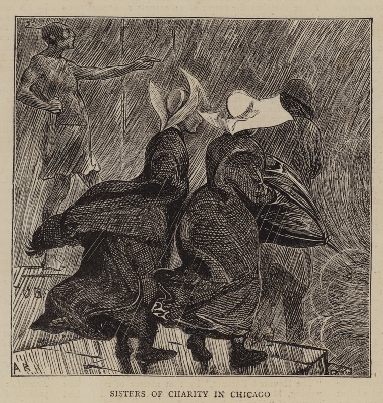 Hjälporganisationens systrar i Chicago av Arthur Boyd Houghton