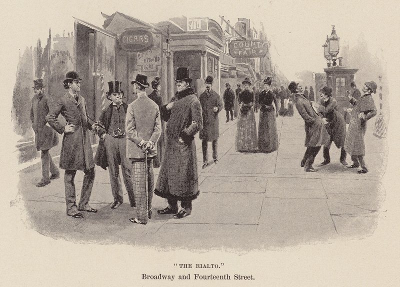 "Rialto" (gravyr) av Arthur Burdett Frost