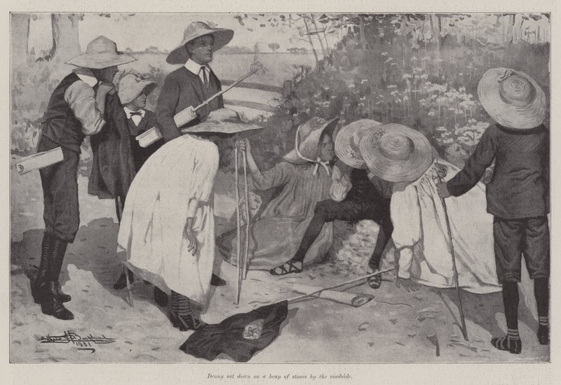 The Canterbury Pilgrims, av E Nesbit av Arthur Herbert Buckland