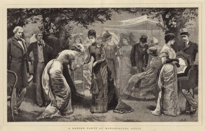 En trädgårdsfest i Marlborough House av Arthur Hopkins