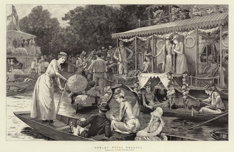 Henley Royal Regatta av Arthur Hopkins