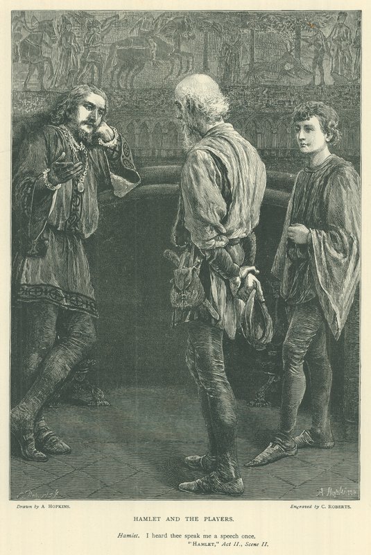 Illustration för Hamlet av Arthur Hopkins