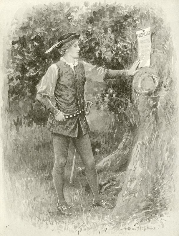 Rosalind (gravyr) av Arthur Hopkins