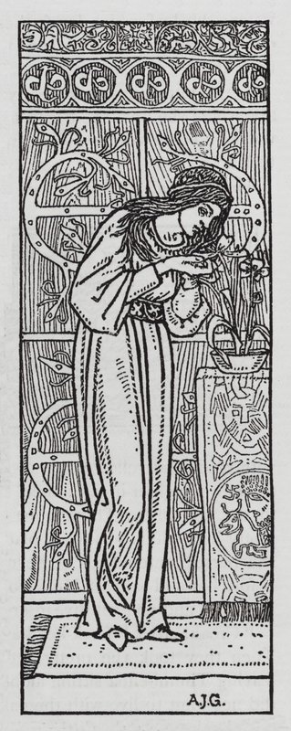 HC Andersen: Tummen (litho) av Arthur Joseph Gaskin
