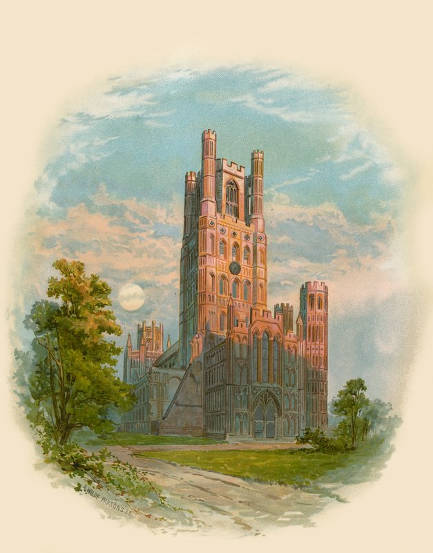 Ely-katedralen, västra tornet av Arthur Wilde Parsons