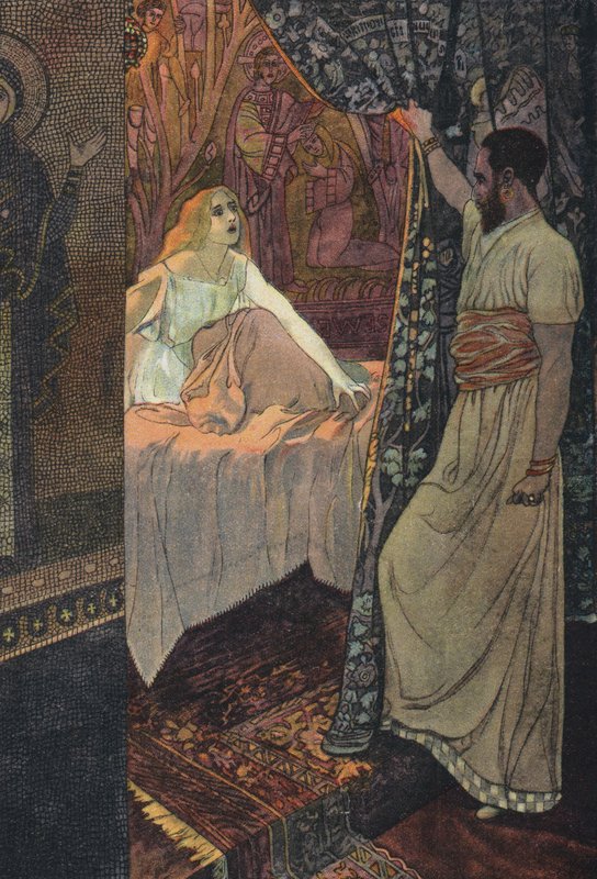 William Shakespeare, Othello (färg litho) av Artus Scheiner