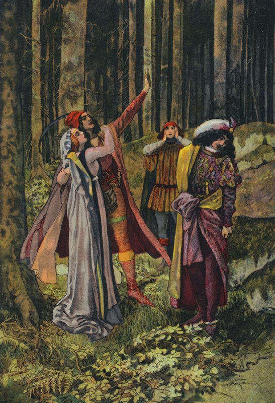 William Shakespeare, The Two Gentleman of Verona av Artus Scheiner