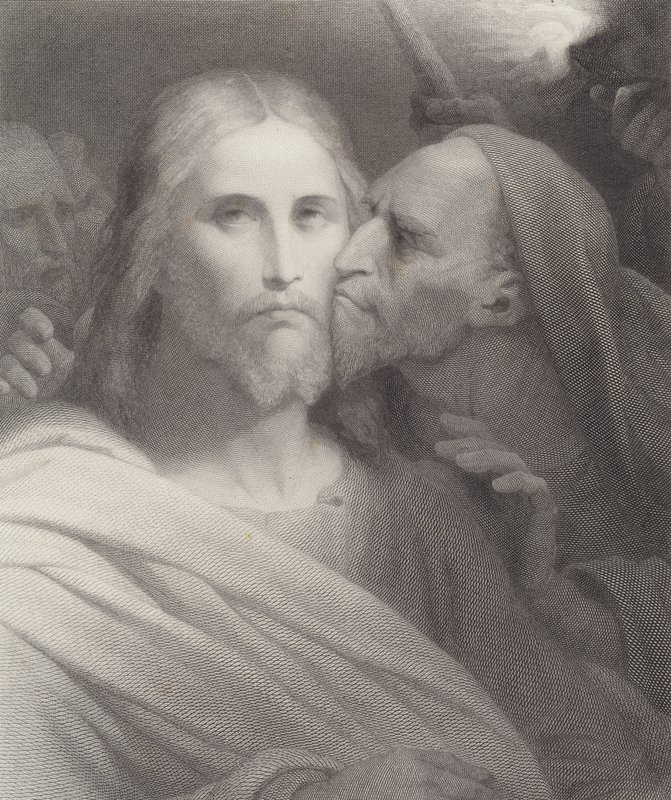 Judas kyss av Ary Scheffer