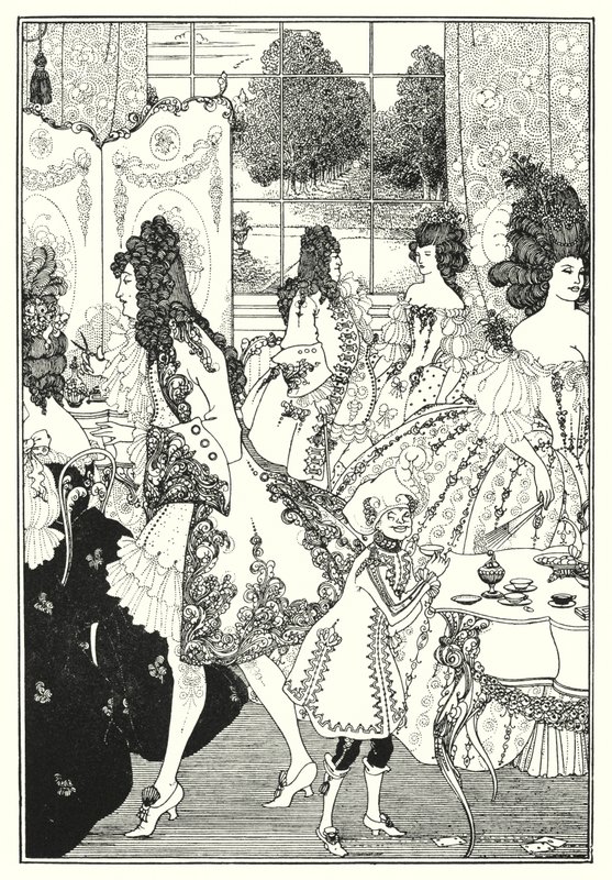 Låsets våldtäkt av Aubrey Beardsley