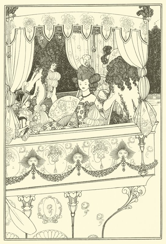 Pråmen (litografi) av Aubrey (after) Beardsley