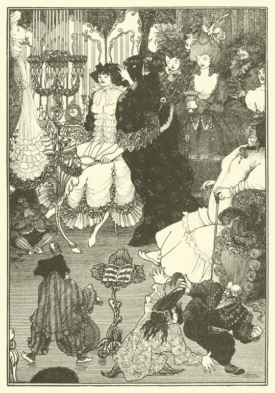 The Toilet of Helen (litografi) av Aubrey (after) Beardsley