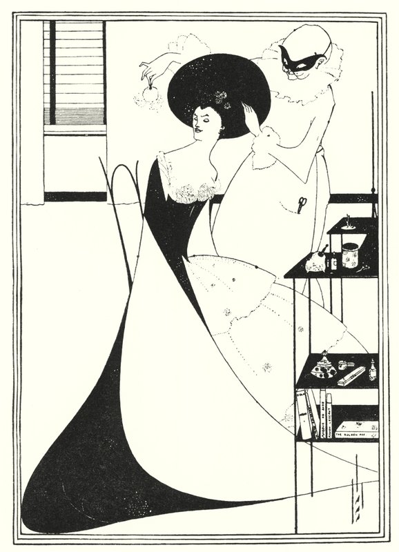 The Toilette of Salome (gravyr) av Aubrey (after) Beardsley