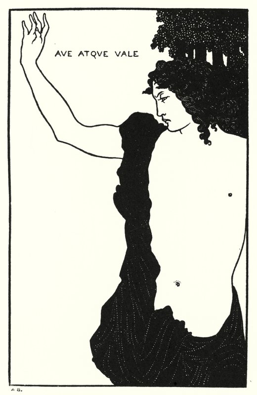 Hail And Goodbye, Catullus, Carmen Ci av Aubrey Beardsley