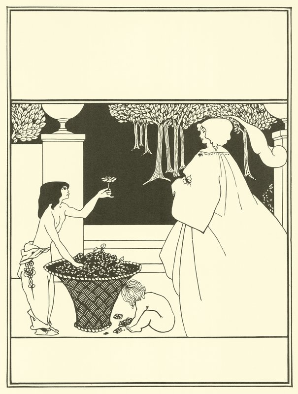 Omslagsdesign, den gula boken av Aubrey Beardsley