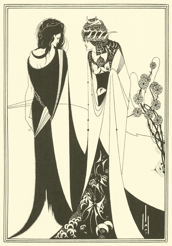 John och Salome av Aubrey Beardsley