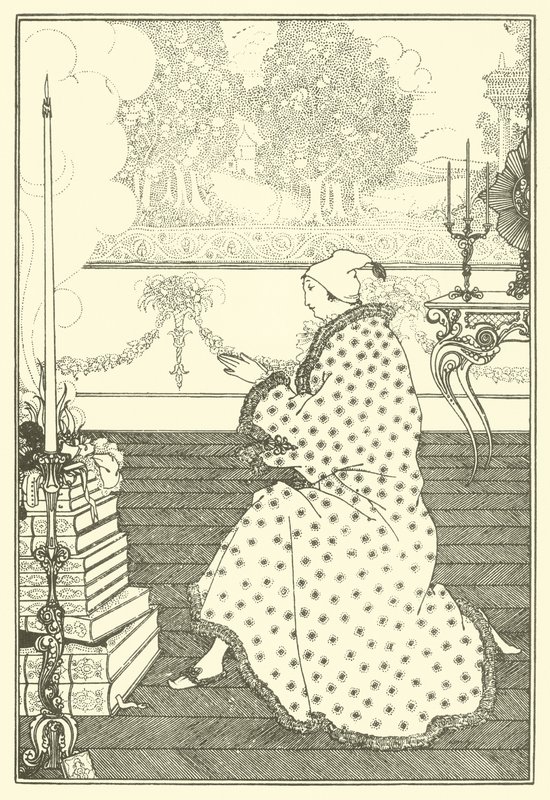 Baronernas bön av Aubrey Beardsley