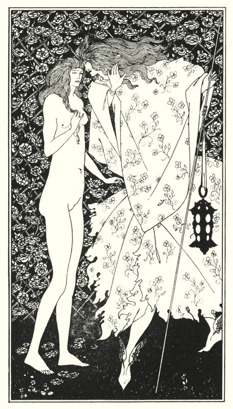 Den mystiska rosenträdgården av Aubrey Beardsley