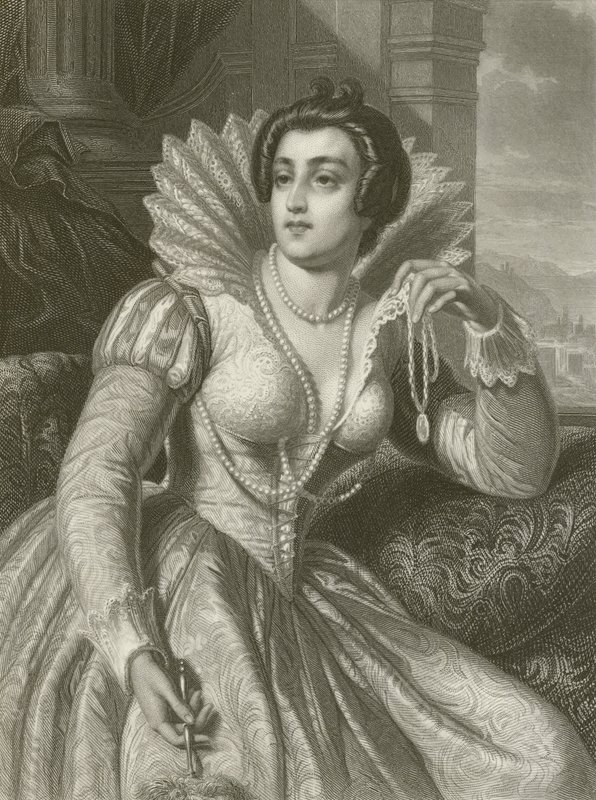 Julia Imperiali (gravyr) av August Friedrich Pecht