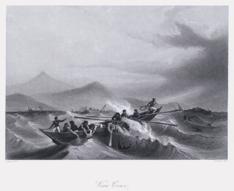 Vera Cruz (gravyr) av Auguste Etienne Francois Mayer
