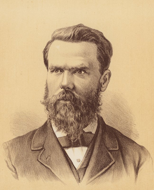 A M Betts (färglitografi) av Australian School