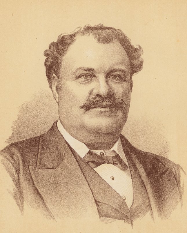 Clarence H Hannell (färglitografi) av Australian School