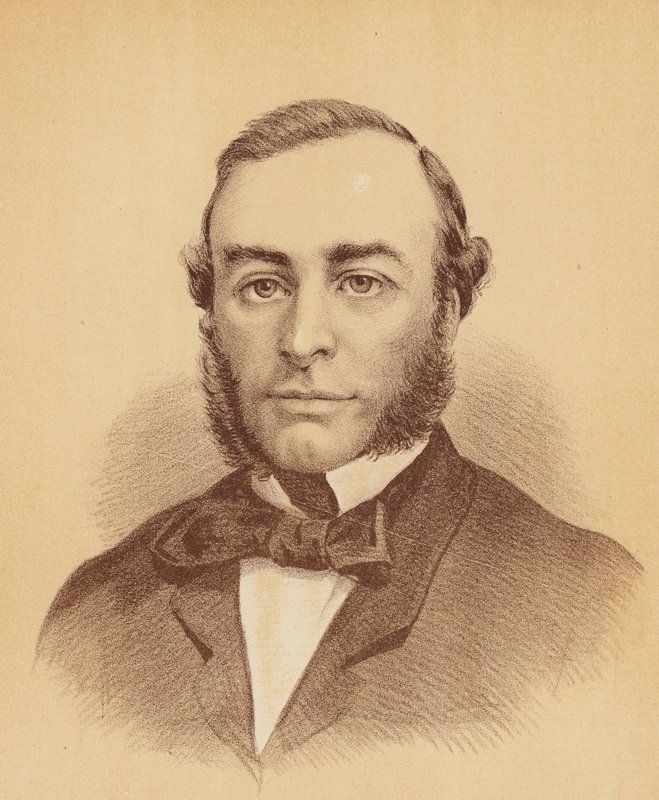 James Mullins, Esquire (färglitografi) av Australian School