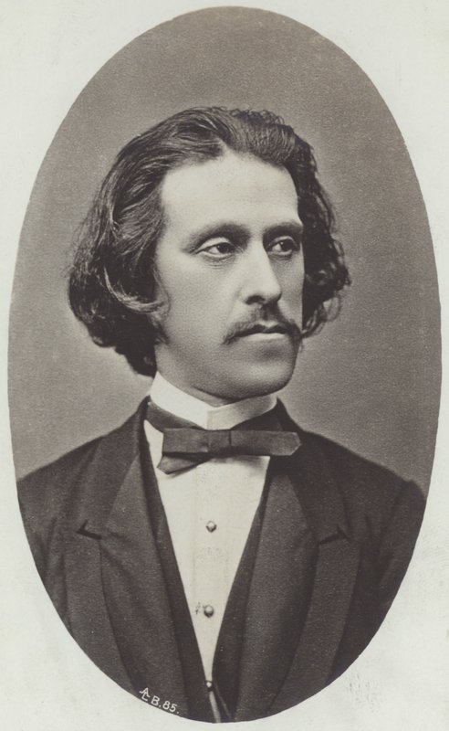 Porträtt av Josef Strauss av Austrian Photographer