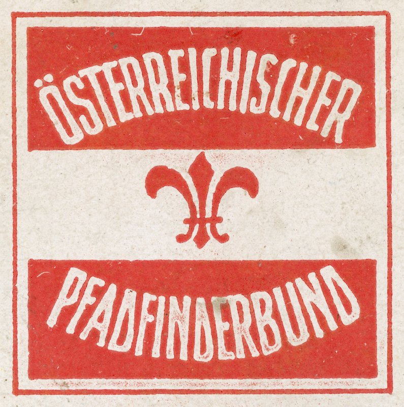 Emblem för den österrikiska Pathfinder Association (österrikiska scouter) av Austrian School