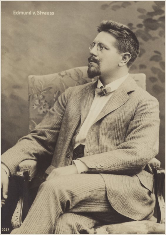 Porträtt av Eduard Strauss av Austrian School