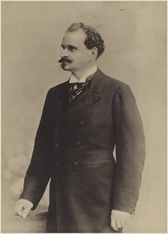 Porträtt av Eduard Strauss av Austrian School