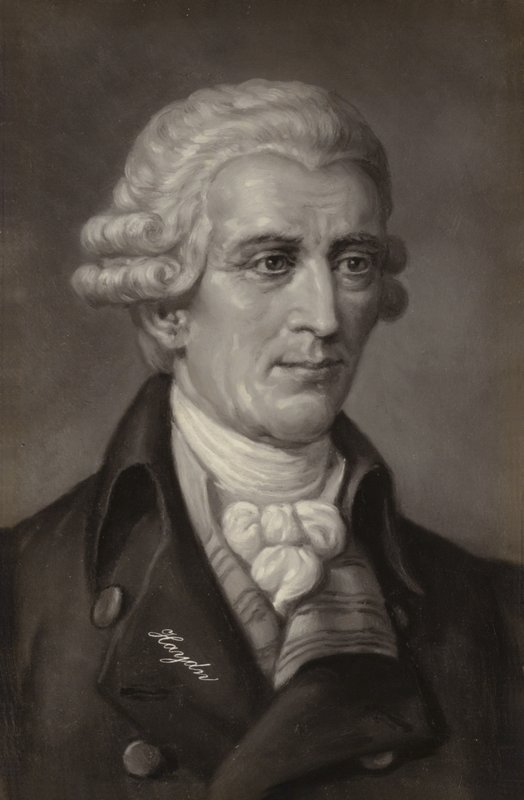 Porträtt av Joseph Haydn av Austrian School