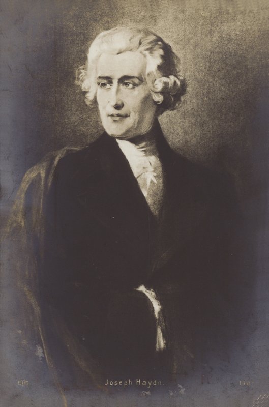 Porträtt av Joseph Haydn av Austrian School