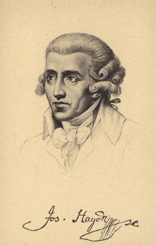 Porträtt av Joseph Haydn av Austrian School