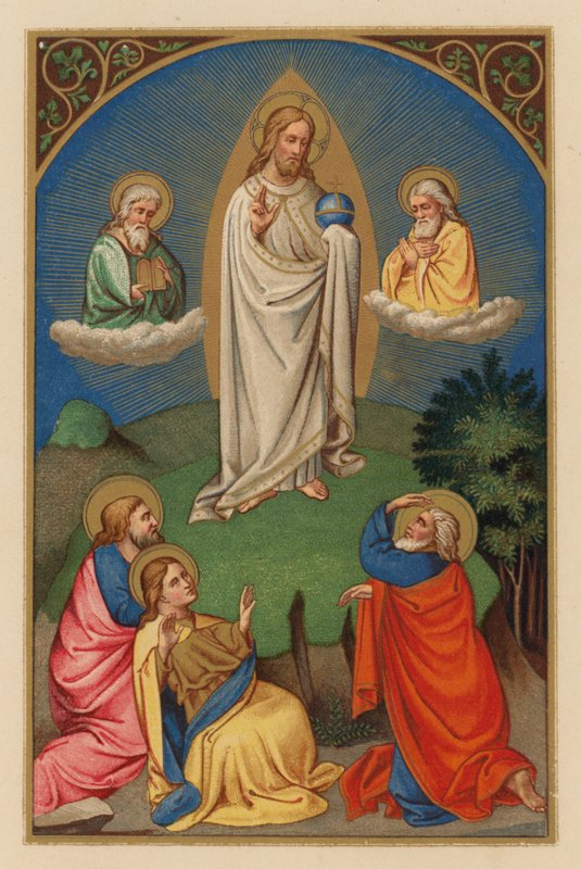 Transfiguratio D N J Chr (chromolitho) av Austrian School
