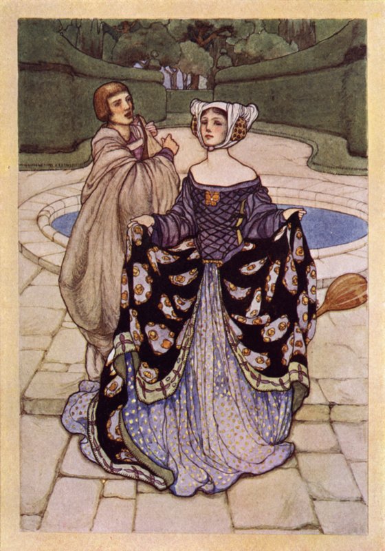 John Keats: Early Poems (färg litho) av Averil Mary Burleigh