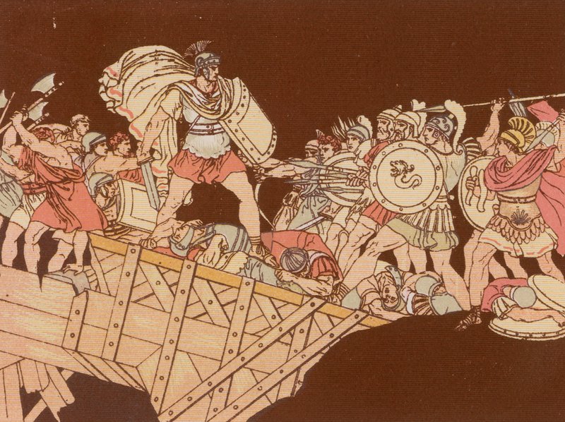 Horatius på bron av Bartolomeo Pinelli