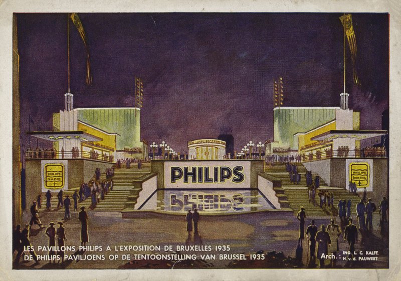 Philips Pavilions, Bryssel International Exposition, 1935 av Belgian School