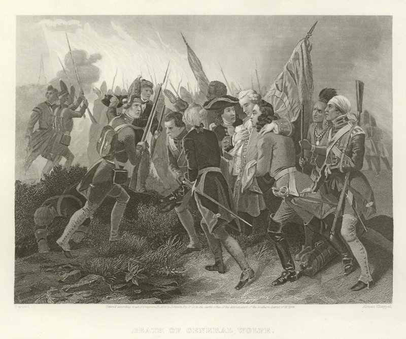 General Wolfes död av Benjamin West