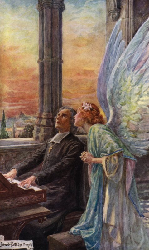 Scen från Abt Vogler av Robert Browning av Bernard Partridge