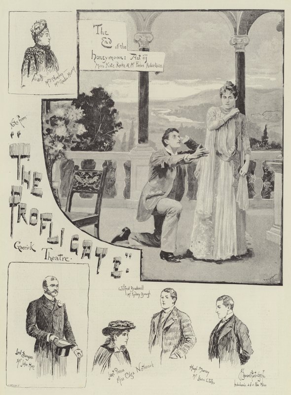 The Profligate, på Garrick Theatre av Bernard Partridge