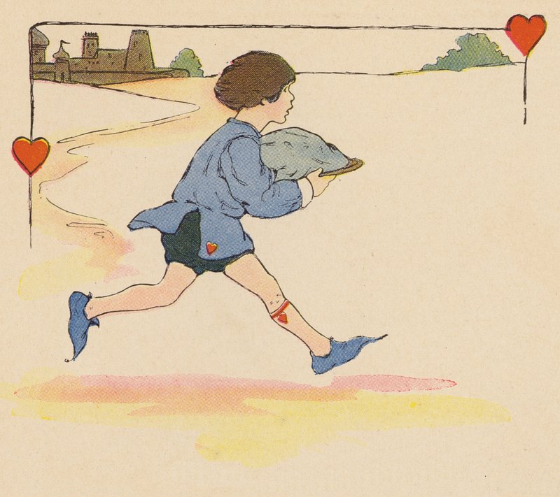 Barnkammarramsa: Peter Piper (färglitografi) av Blanche Fisher Wright