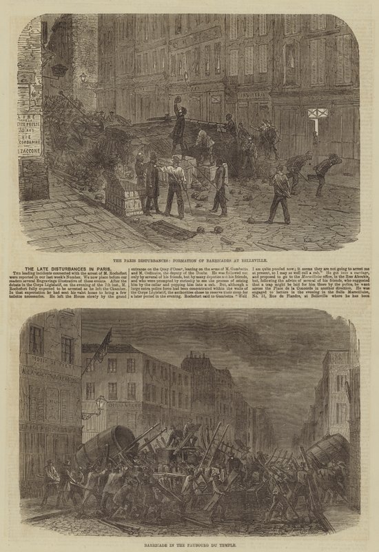 De sena oroligheterna i Paris av Burn Smeeton