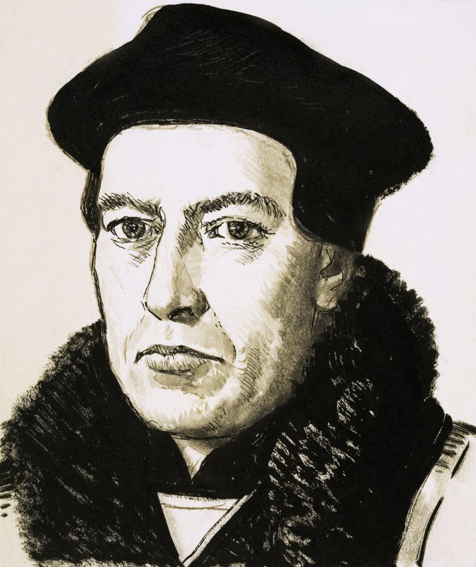 Oidentifierat porträtt av C.L. Doughty